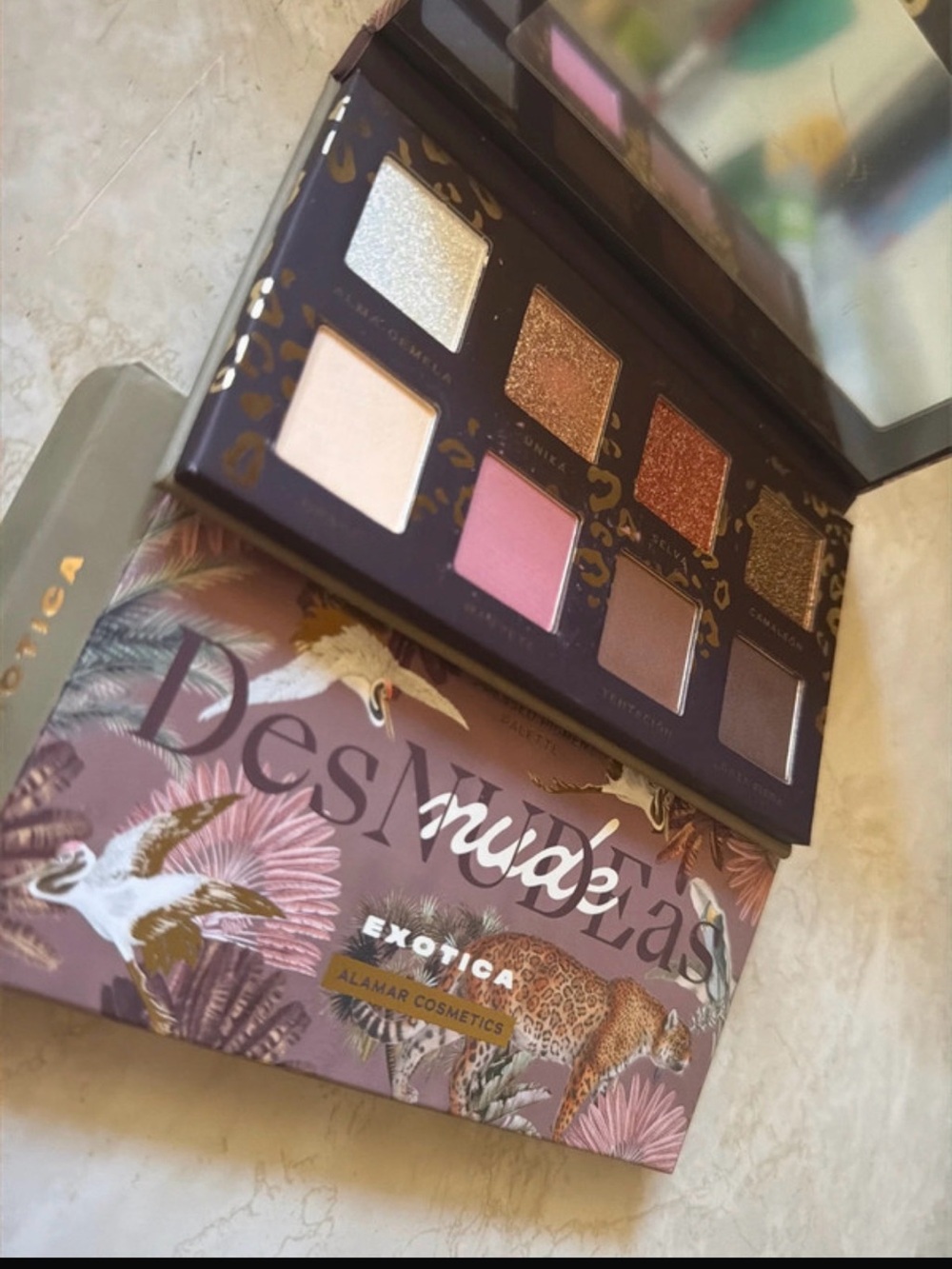 Exotica Eyeshadow Palette — Pink & Gold Palette by Alamaar Cosmetics